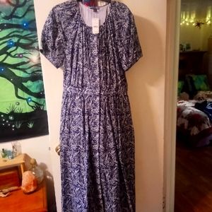 Brooks brothers dress.Size 12. Dark blue Brand New never worn still has tags